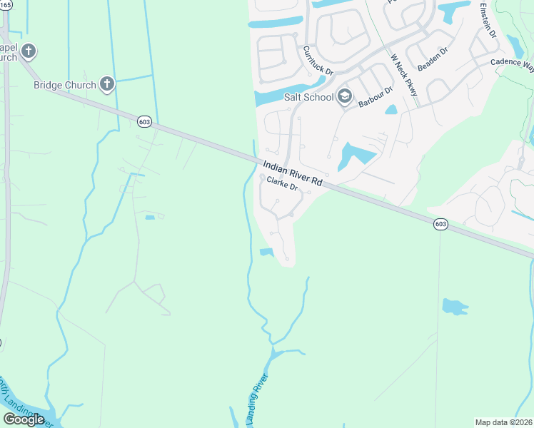 map of restaurants, bars, coffee shops, grocery stores, and more near 3125 Clarke Drive in Virginia Beach