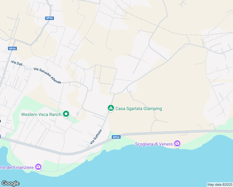 map of restaurants, bars, coffee shops, grocery stores, and more near Via Pietro Annigoni in Libero consorzio comunale di Ragusa