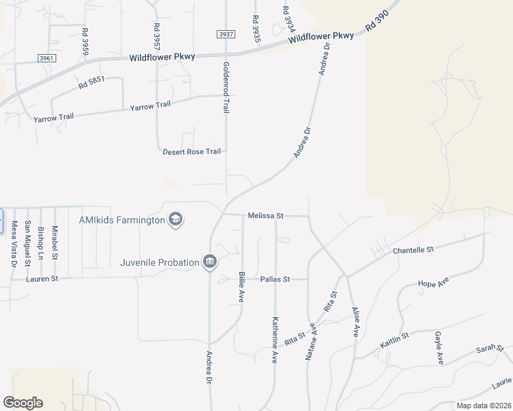 map of restaurants, bars, coffee shops, grocery stores, and more near 5910 Melissa Street in Farmington