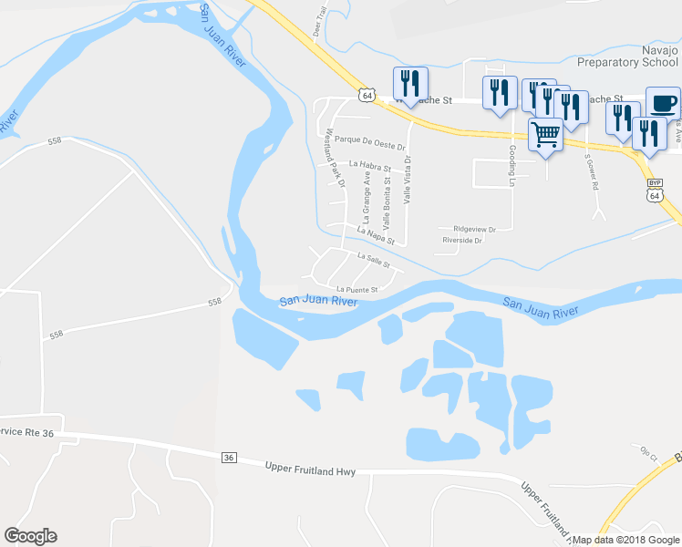 map of restaurants, bars, coffee shops, grocery stores, and more near 306 La Crosse Avenue in Farmington
