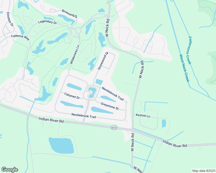 map of restaurants, bars, coffee shops, grocery stores, and more near 2508 Nestlebrook Trail in Virginia Beach