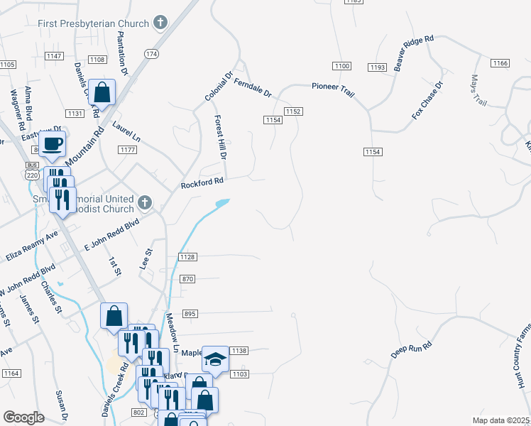 map of restaurants, bars, coffee shops, grocery stores, and more near 806 Ferndale Drive in Collinsville