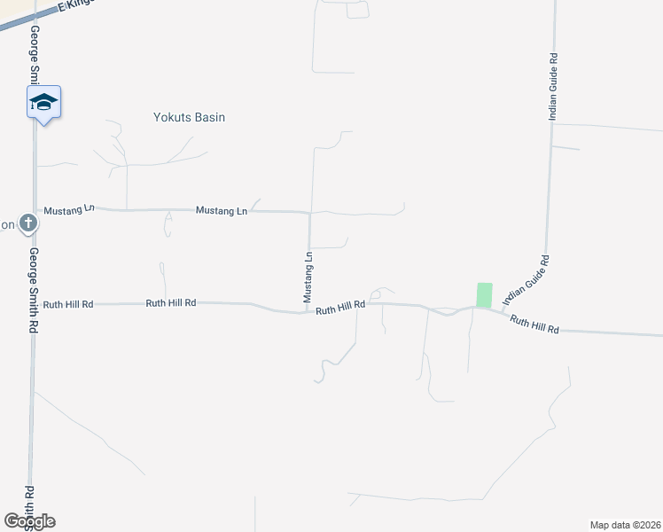 map of restaurants, bars, coffee shops, grocery stores, and more near 31306 Ruth Hill Road in Yokuts Valley