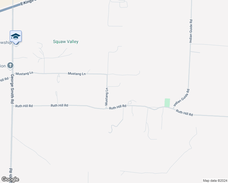 map of restaurants, bars, coffee shops, grocery stores, and more near 31306 Ruth Hill Road in Yokuts Valley