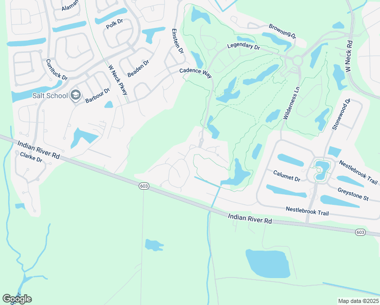 map of restaurants, bars, coffee shops, grocery stores, and more near 2885 Rose Garden Way in Virginia Beach