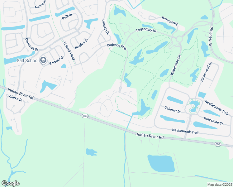 map of restaurants, bars, coffee shops, grocery stores, and more near 2875 Rose Garden Way in Virginia Beach