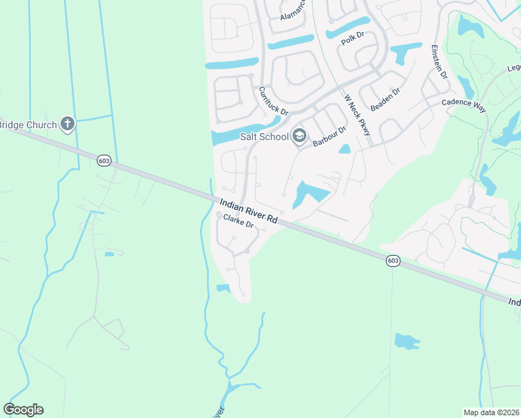 map of restaurants, bars, coffee shops, grocery stores, and more near 3049 Clarke Drive in Virginia Beach