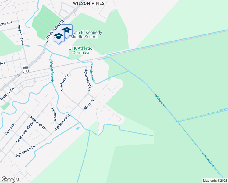 map of restaurants, bars, coffee shops, grocery stores, and more near 1417 Pinto Court in Suffolk