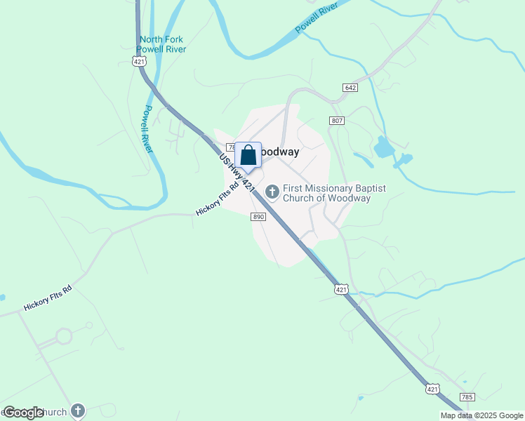 map of restaurants, bars, coffee shops, grocery stores, and more near 100-198 Kathy Blanton Road in Pennington Gap