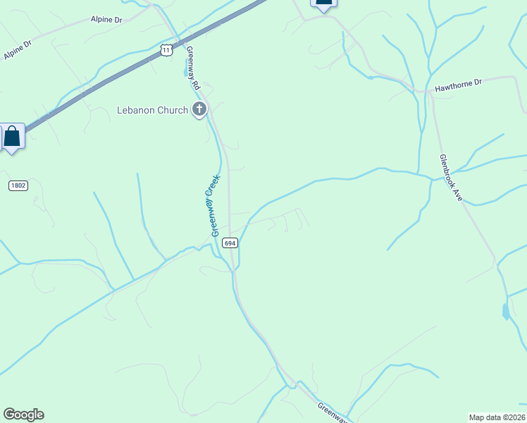 map of restaurants, bars, coffee shops, grocery stores, and more near 28228-28256 Springfield Drive in Meadowview