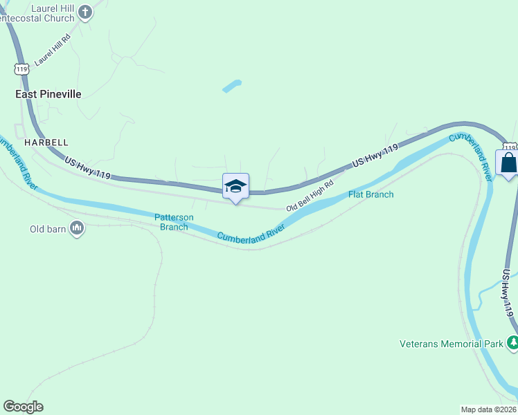 map of restaurants, bars, coffee shops, grocery stores, and more near Old E Pineville Road in Pineville
