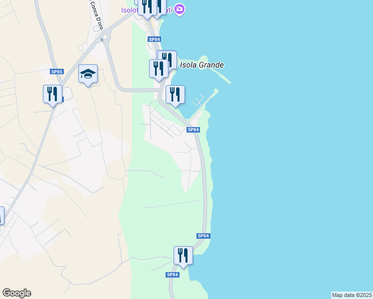 map of restaurants, bars, coffee shops, grocery stores, and more near in Marzamemi