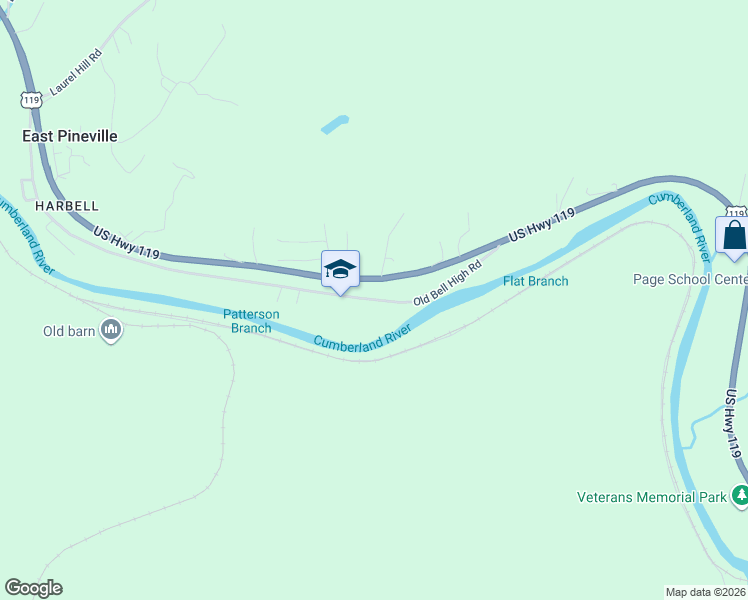 map of restaurants, bars, coffee shops, grocery stores, and more near Old E Pineville Road in Pineville