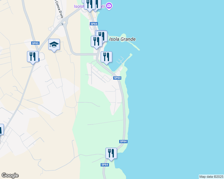 map of restaurants, bars, coffee shops, grocery stores, and more near in Marzamemi
