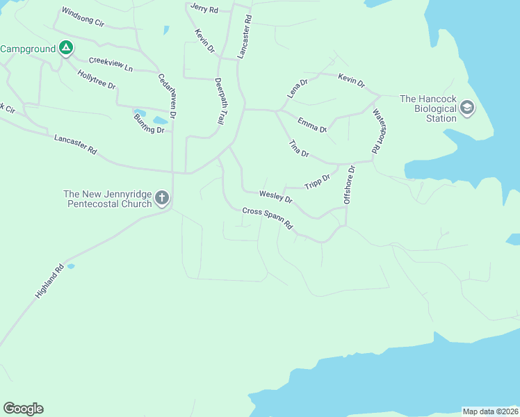 map of restaurants, bars, coffee shops, grocery stores, and more near Cross Spann Rd in Murray