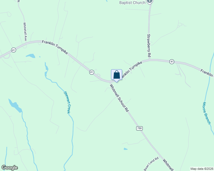 map of restaurants, bars, coffee shops, grocery stores, and more near 100 Whitmell School Road in Dry Fork