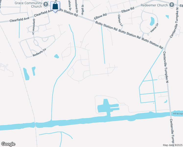 map of restaurants, bars, coffee shops, grocery stores, and more near 1256 Auburn Hill Drive in Chesapeake