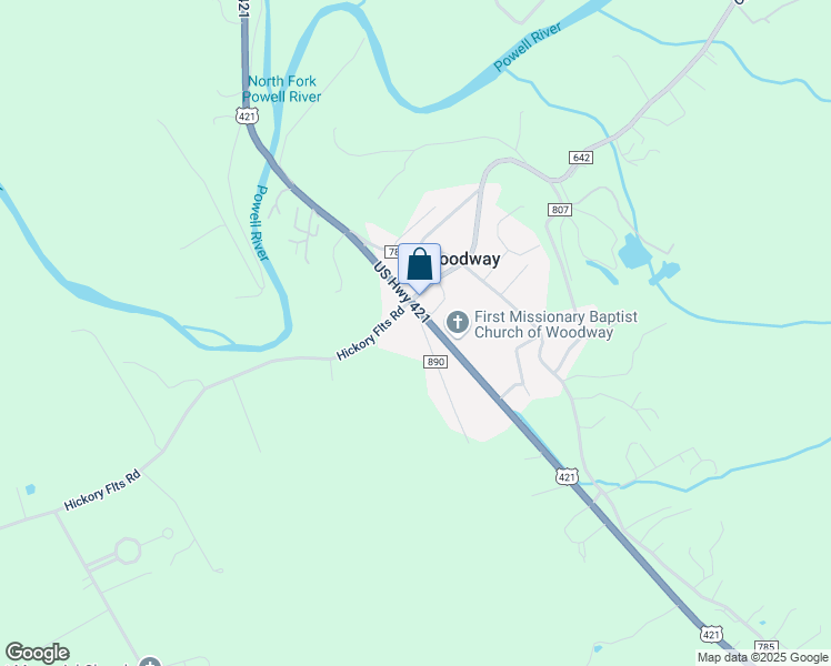 map of restaurants, bars, coffee shops, grocery stores, and more near 100 Kathy Blanton Road in Pennington Gap
