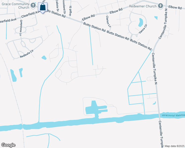 map of restaurants, bars, coffee shops, grocery stores, and more near 1256 Auburn Hill Drive in Chesapeake