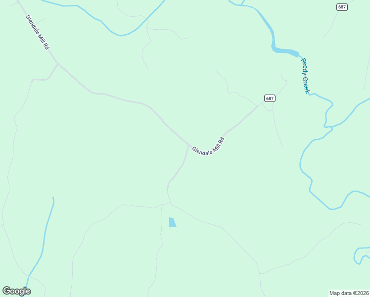 map of restaurants, bars, coffee shops, grocery stores, and more near 2336-2692 Glendale Mill Road in Freeman