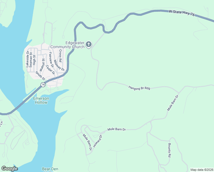 map of restaurants, bars, coffee shops, grocery stores, and more near 644 Hanging Branch Ridge in Cape Fair