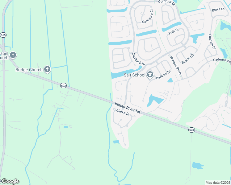 map of restaurants, bars, coffee shops, grocery stores, and more near 2948 Chambers Drive in Virginia Beach