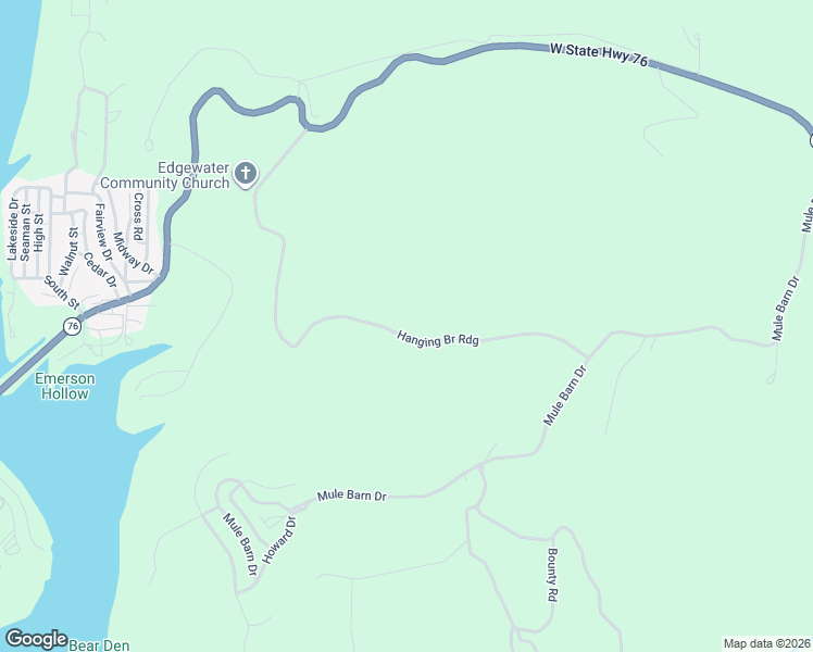 map of restaurants, bars, coffee shops, grocery stores, and more near 1253 Mule Barn Drive in Cape Fair