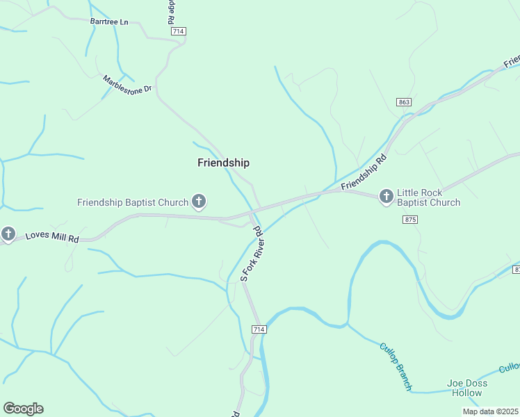 map of restaurants, bars, coffee shops, grocery stores, and more near 35513 Loves Mill Road in Glade Spring