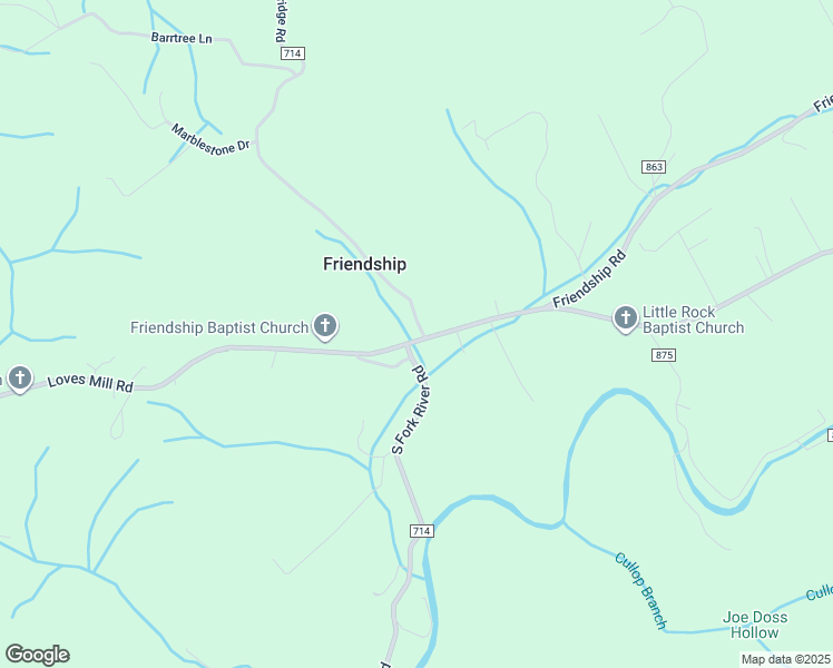 map of restaurants, bars, coffee shops, grocery stores, and more near 35513 Loves Mill Road in Glade Spring