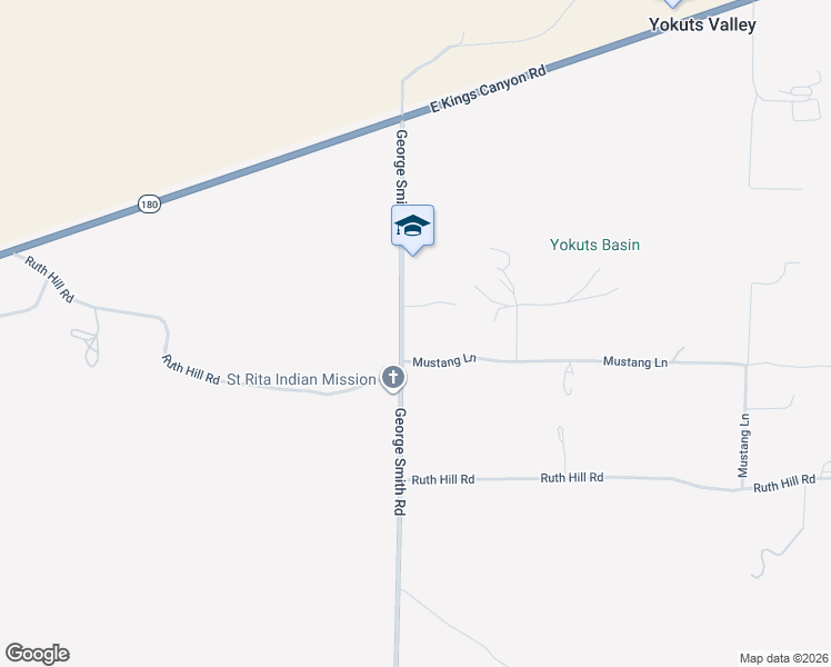 map of restaurants, bars, coffee shops, grocery stores, and more near 30534 George Smith Road in Squaw Valley