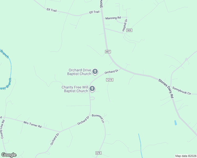 map of restaurants, bars, coffee shops, grocery stores, and more near 241 Orchard Drive in Bassett