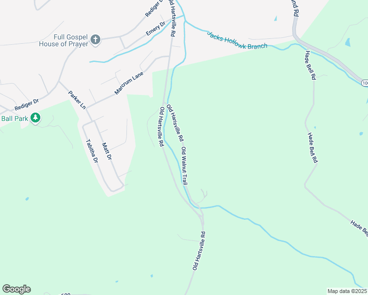 map of restaurants, bars, coffee shops, grocery stores, and more near 604 Old Walnut Trail in Scottsville