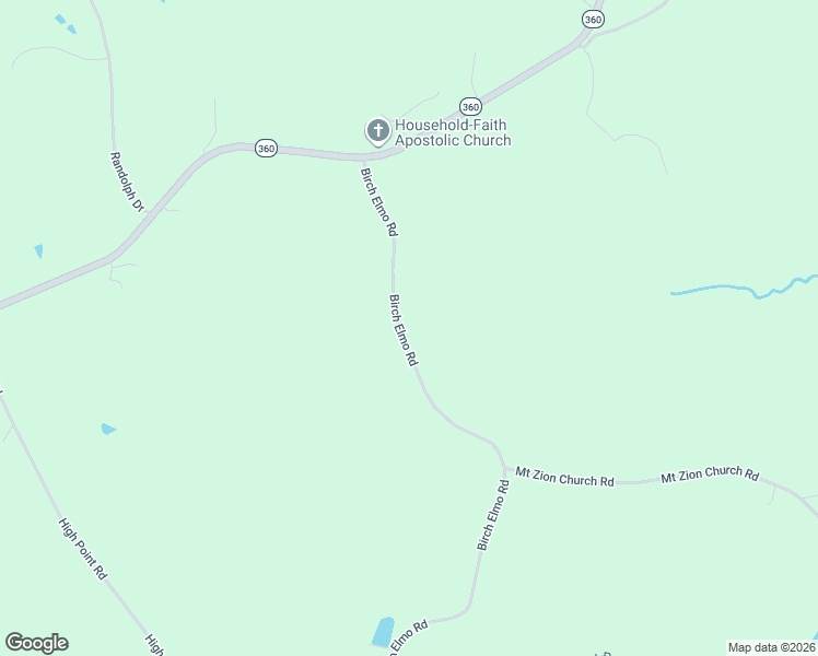 map of restaurants, bars, coffee shops, grocery stores, and more near 1105 Birch Elmo Road in South Boston