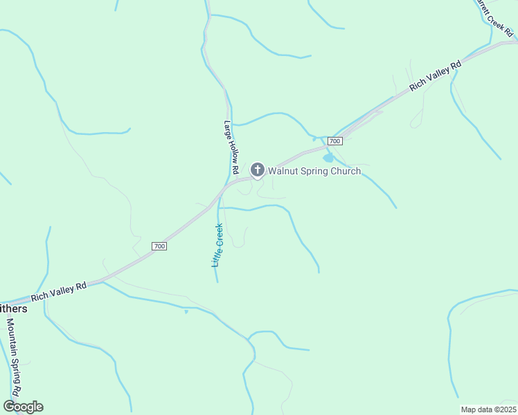 map of restaurants, bars, coffee shops, grocery stores, and more near 14497 Rich Valley Road in Abingdon