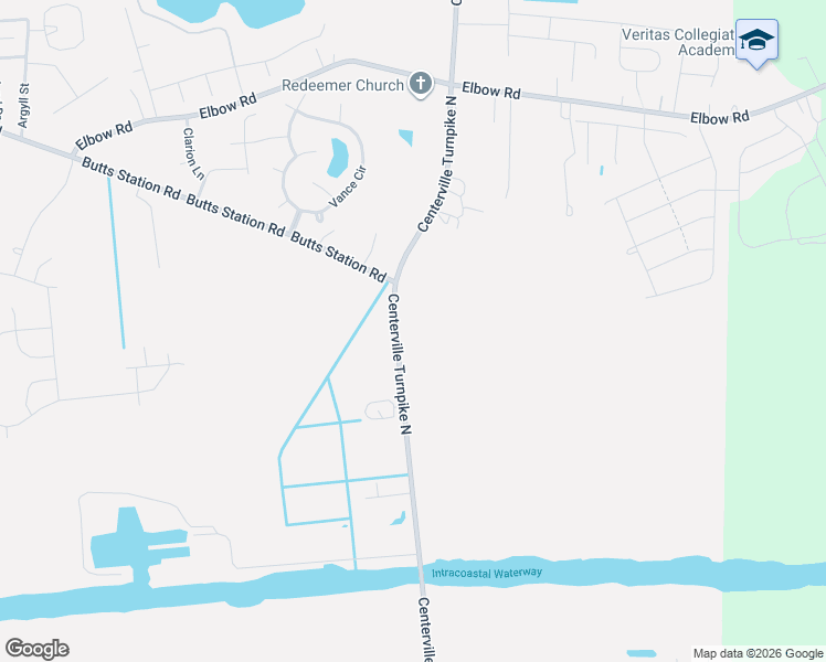 map of restaurants, bars, coffee shops, grocery stores, and more near 317-369 Centerville Turnpike North in Chesapeake