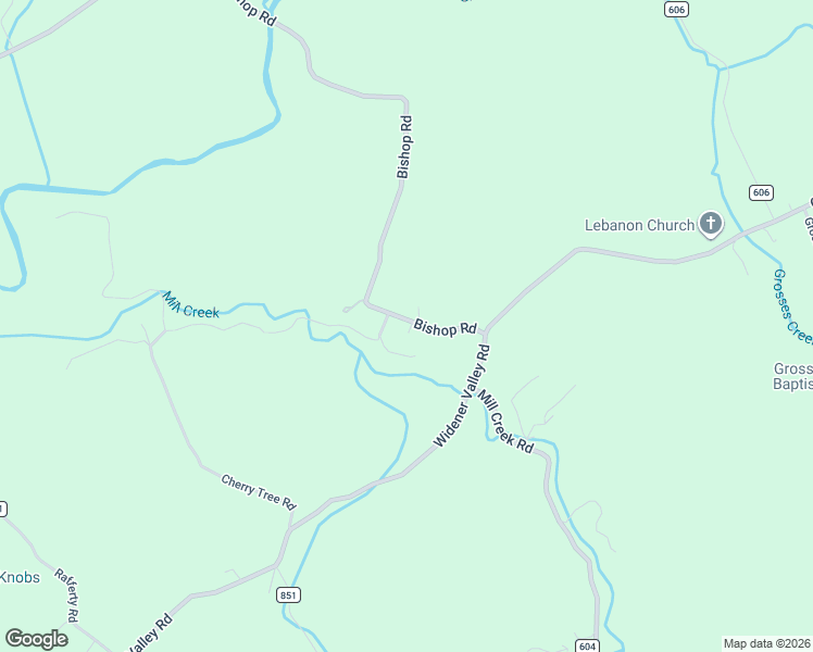 map of restaurants, bars, coffee shops, grocery stores, and more near 15540-15952 Bishop Road in Chilhowie