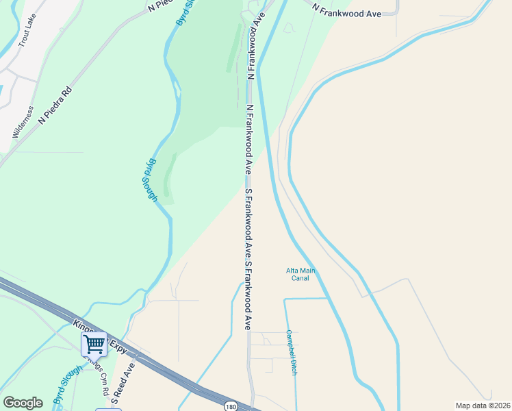 map of restaurants, bars, coffee shops, grocery stores, and more near 188 South Frankwood Avenue in Sanger