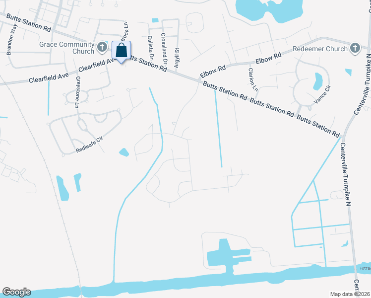 map of restaurants, bars, coffee shops, grocery stores, and more near 526 Elisha Sanders Lane in Chesapeake