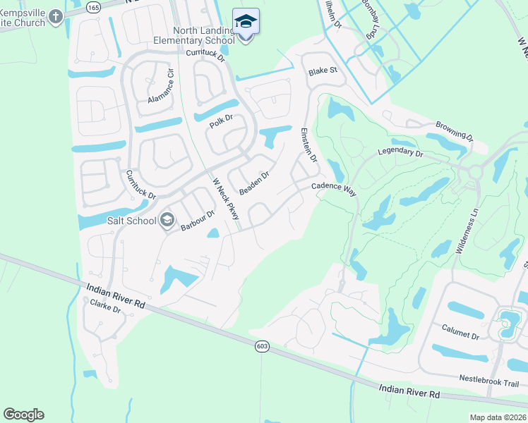 map of restaurants, bars, coffee shops, grocery stores, and more near 2977 Enchanting Circle in Virginia Beach