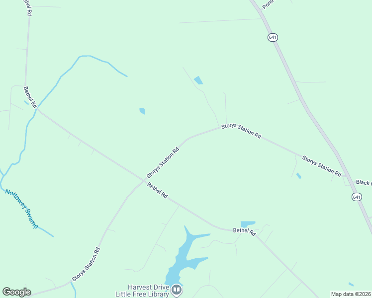 map of restaurants, bars, coffee shops, grocery stores, and more near 21639-21779 Storys Station Road in Franklin