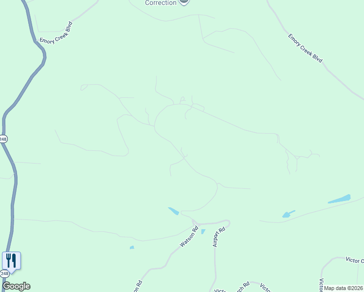 map of restaurants, bars, coffee shops, grocery stores, and more near 850 Airport Road in Branson