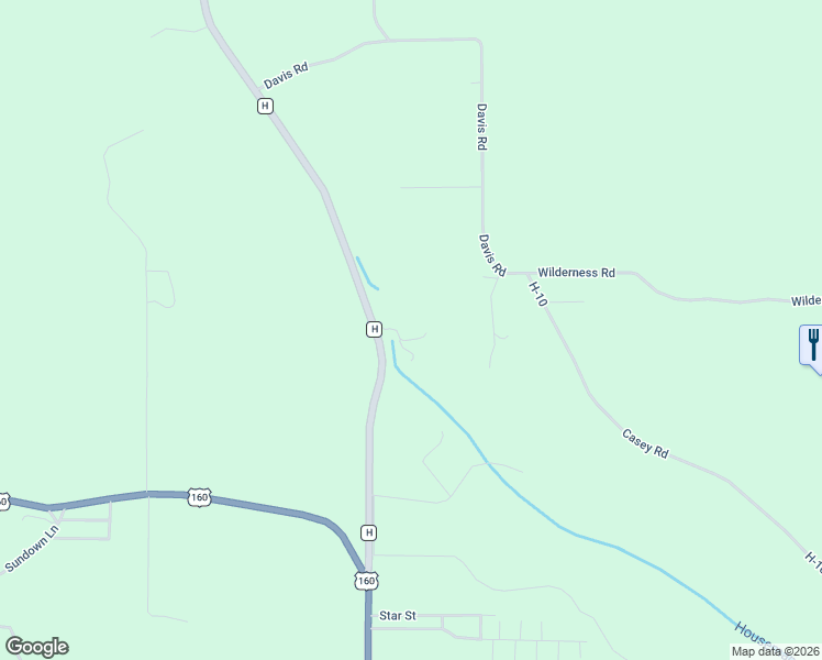 map of restaurants, bars, coffee shops, grocery stores, and more near Cozy Cabin Ln in Forsyth