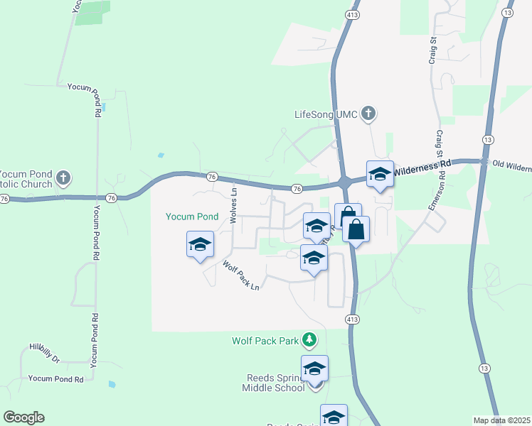 23 Wellsprings Drive, Reeds Spring MO Walk Score