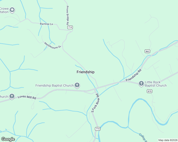 map of restaurants, bars, coffee shops, grocery stores, and more near 15439 Prices Bridge Road in Glade Spring