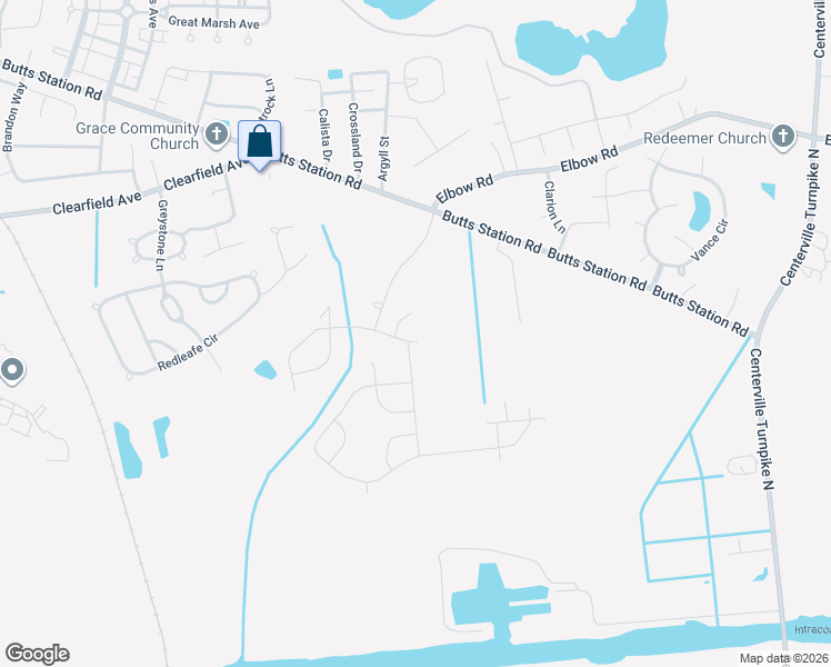 map of restaurants, bars, coffee shops, grocery stores, and more near 517 Taryn Court in Chesapeake
