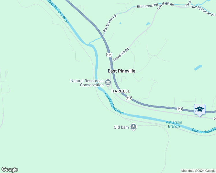 map of restaurants, bars, coffee shops, grocery stores, and more near Old Bell High Loop in Bell County