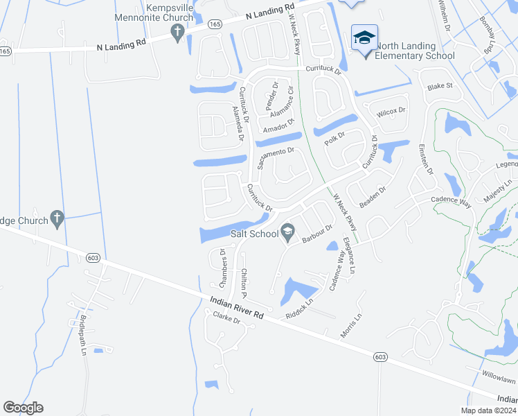 map of restaurants, bars, coffee shops, grocery stores, and more near 2708 Fayette Court in Virginia Beach