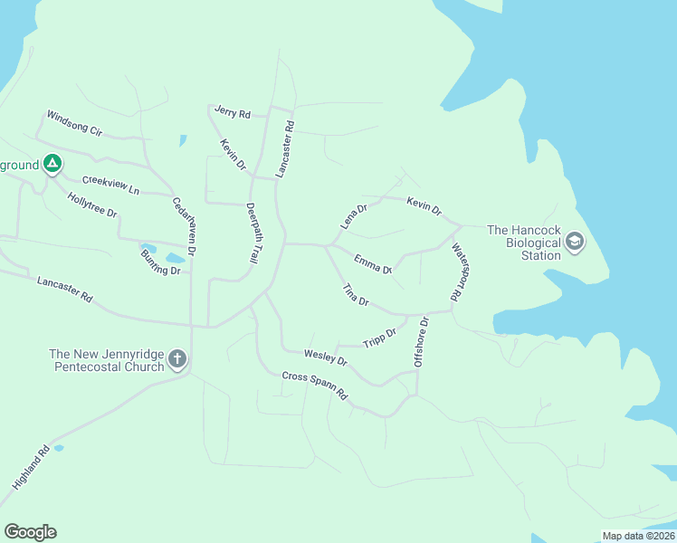 map of restaurants, bars, coffee shops, grocery stores, and more near 97 Tina Drive in Murray