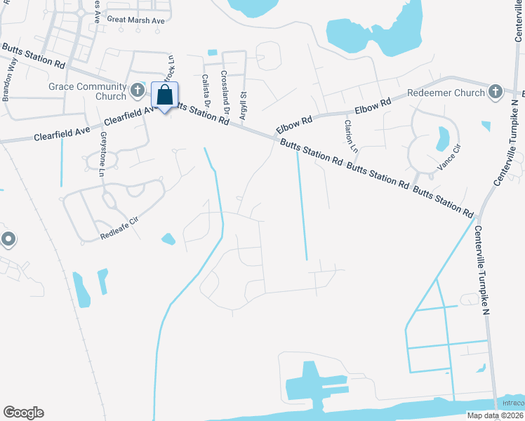 map of restaurants, bars, coffee shops, grocery stores, and more near 517 Taryn Court in Chesapeake