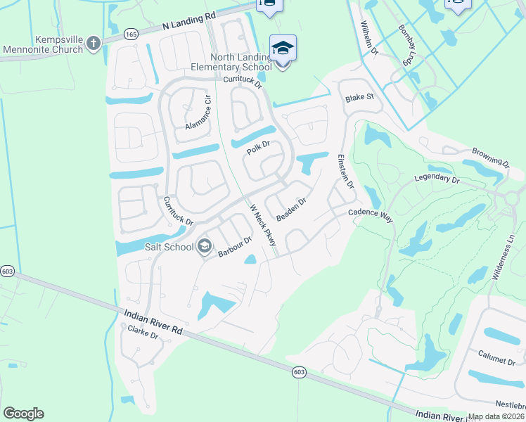 map of restaurants, bars, coffee shops, grocery stores, and more near 3233 Barbour Drive in Virginia Beach